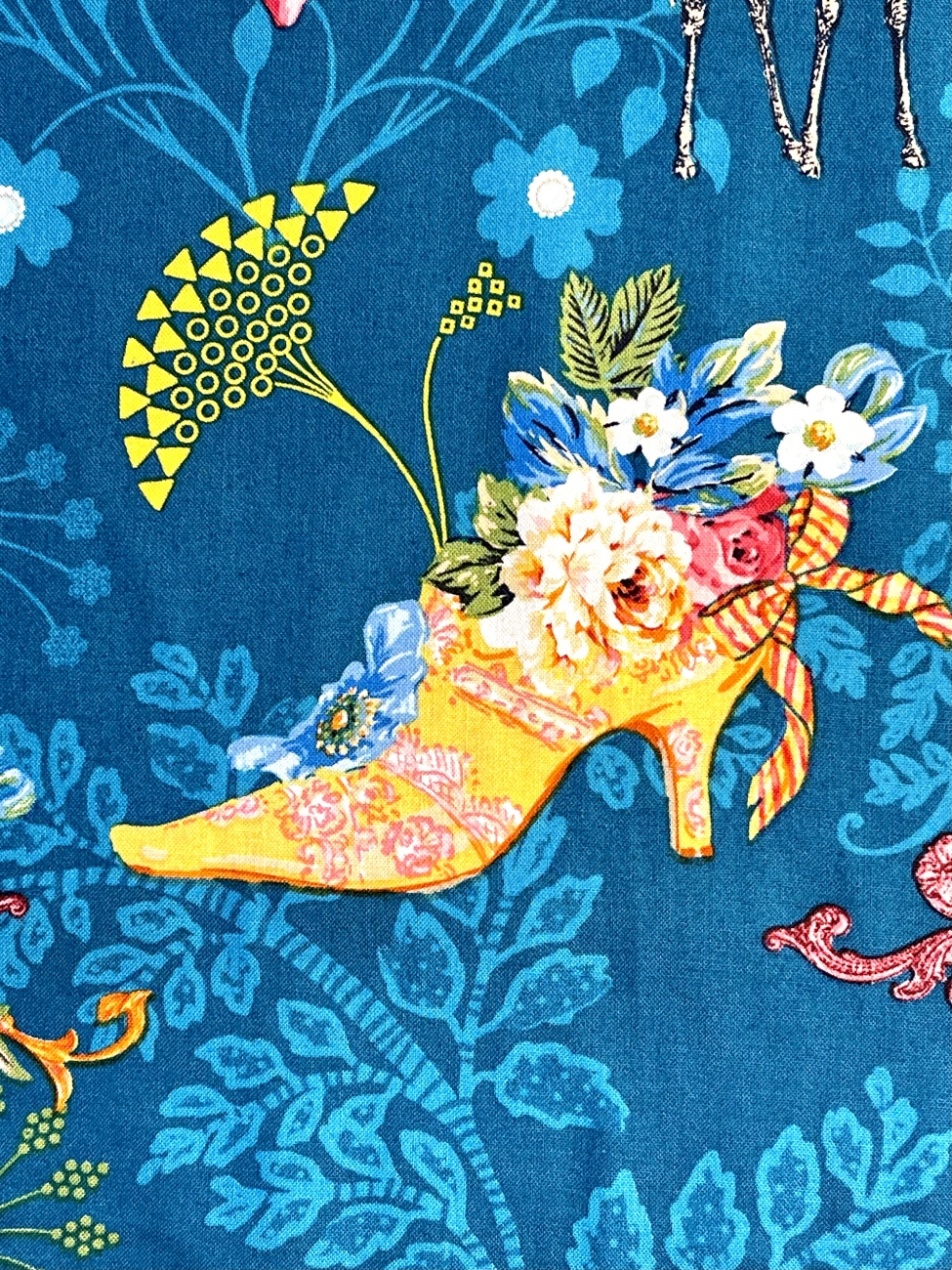 Baumwolle Patchwork - Odile Bailloeul - Royal Expedition - Teal