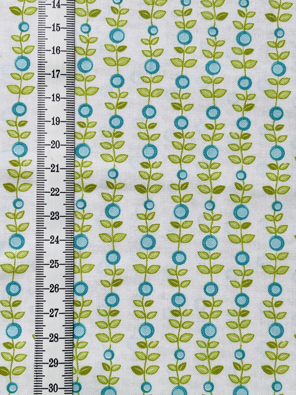 Patchwork Baumwolle - Teal Rosey Posey