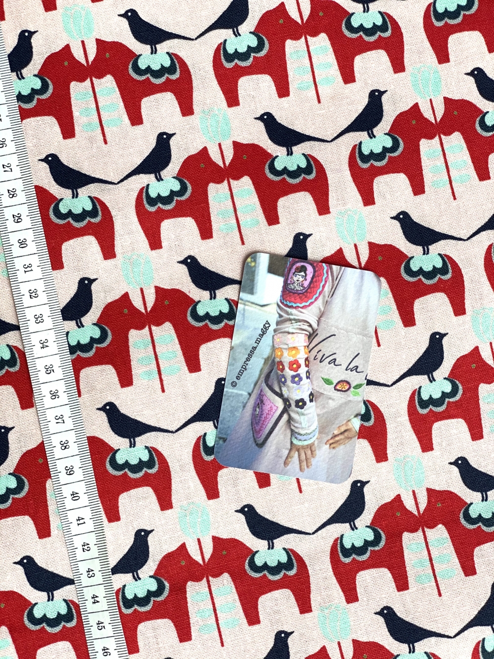 Mees&Mees für Kokka - Canvas - Dala Love - Rosa