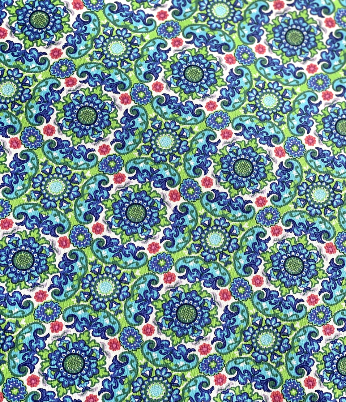 Baumwolle POPLIN - PURDEY - BLUE