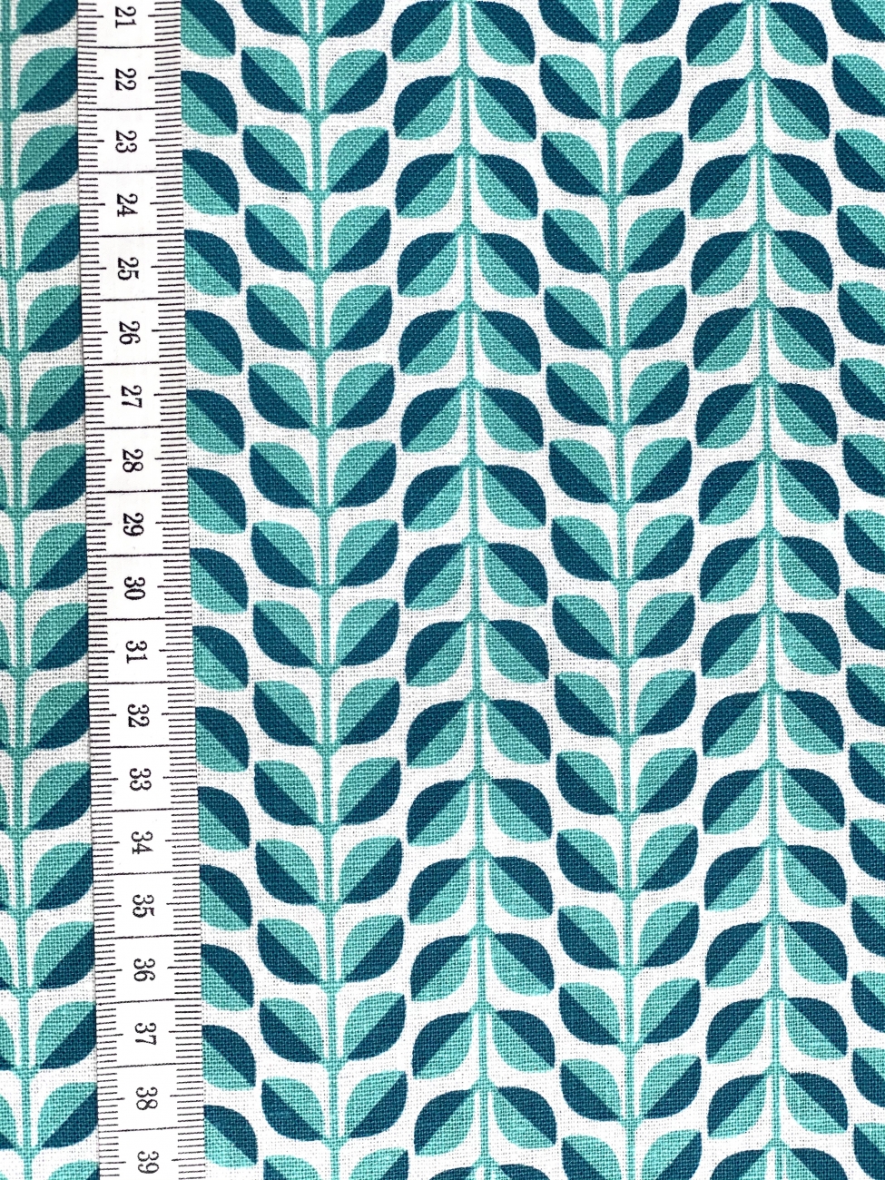 Mees&Mees für Kokka - Canvas - Lovely Leaves - Mint