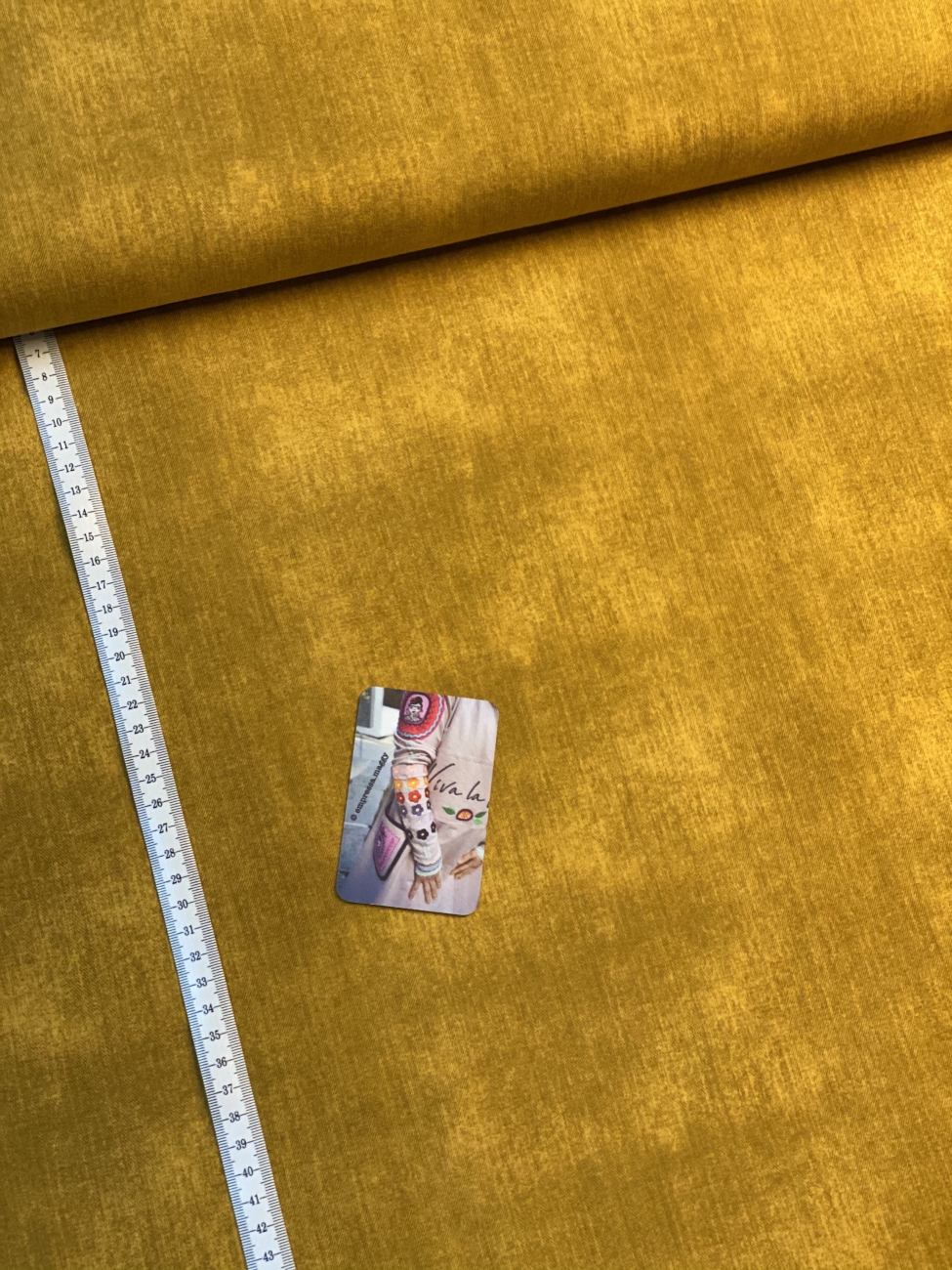 Jersey Bedruckt Jeans - Ocker