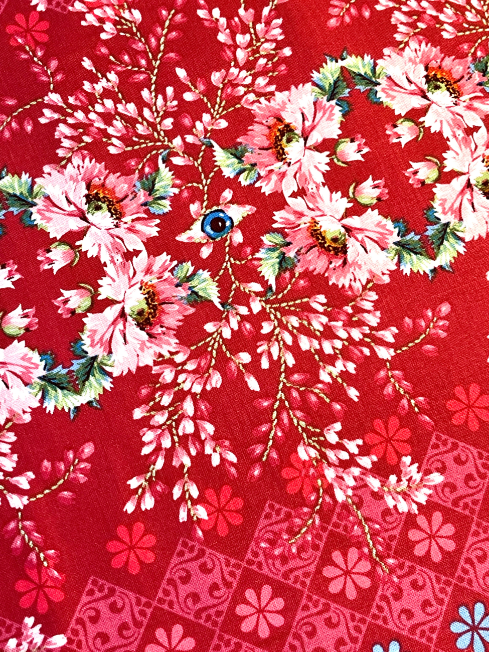 Baumwolle Patchwork - Odile Bailloeul - The Queen´s Spy - Rose