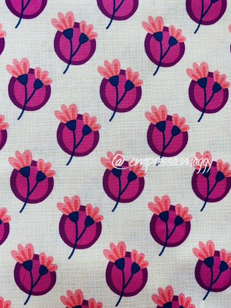 Baumwolle Druck Hamburger Liebe CREAM TEA – crème