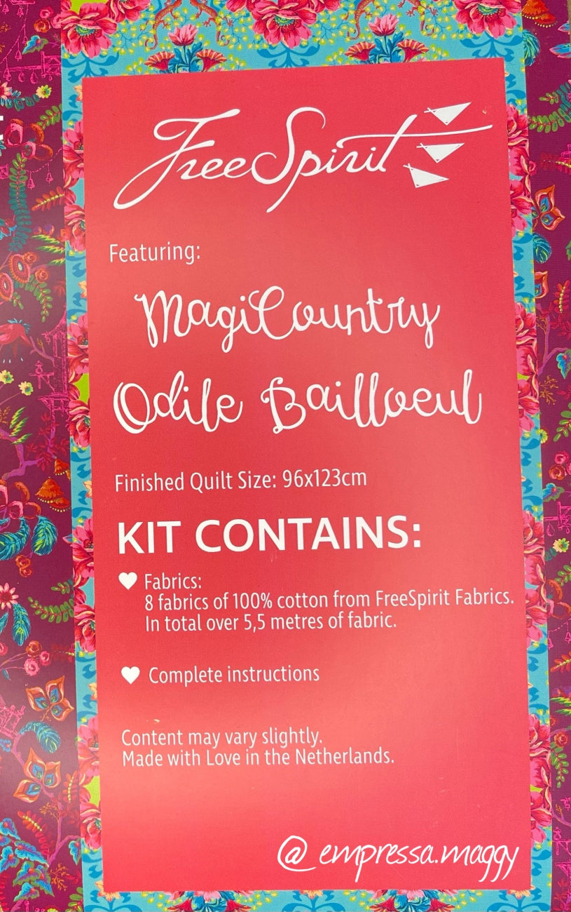 Quilt Kit - Magic Carpet Quilt by Odile Bailloeul​