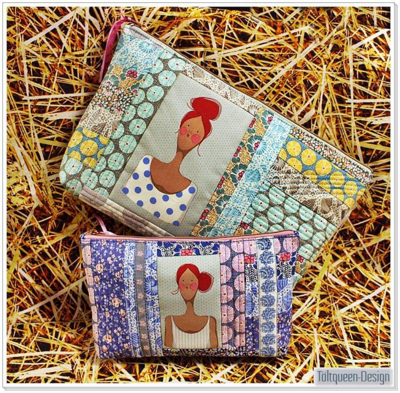 Tilda Patchwork Stoff Baumwolle - Cotton Beach - Scallop Shell Coral