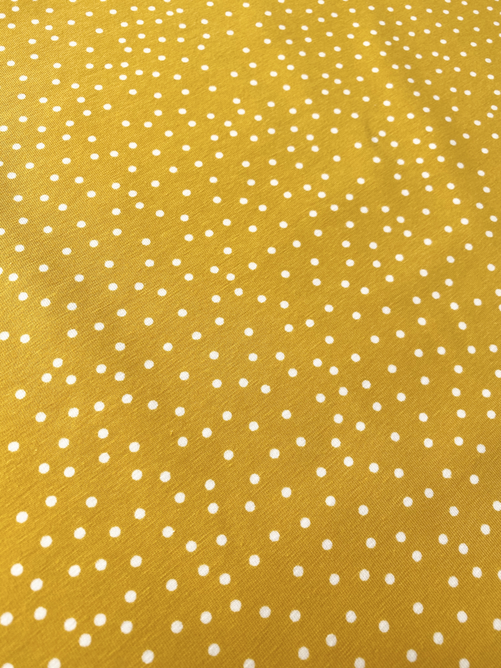 Stoffonkel Jersey   Dotties - senf