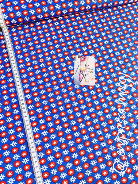 Lillestoff Bio Jersey - Bora - Scooter Dots Strongman - Reststück ca. 210 cm