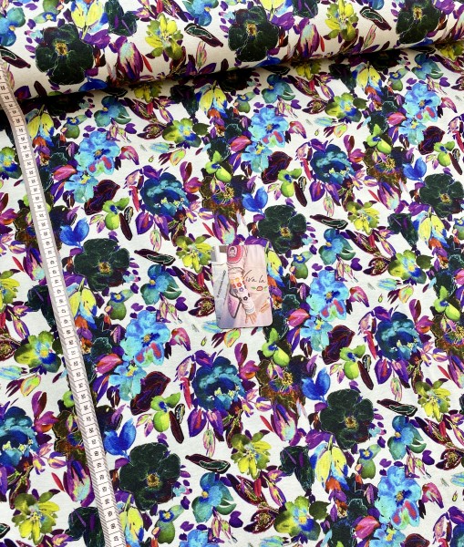 Jersey Digital Flower - Mint