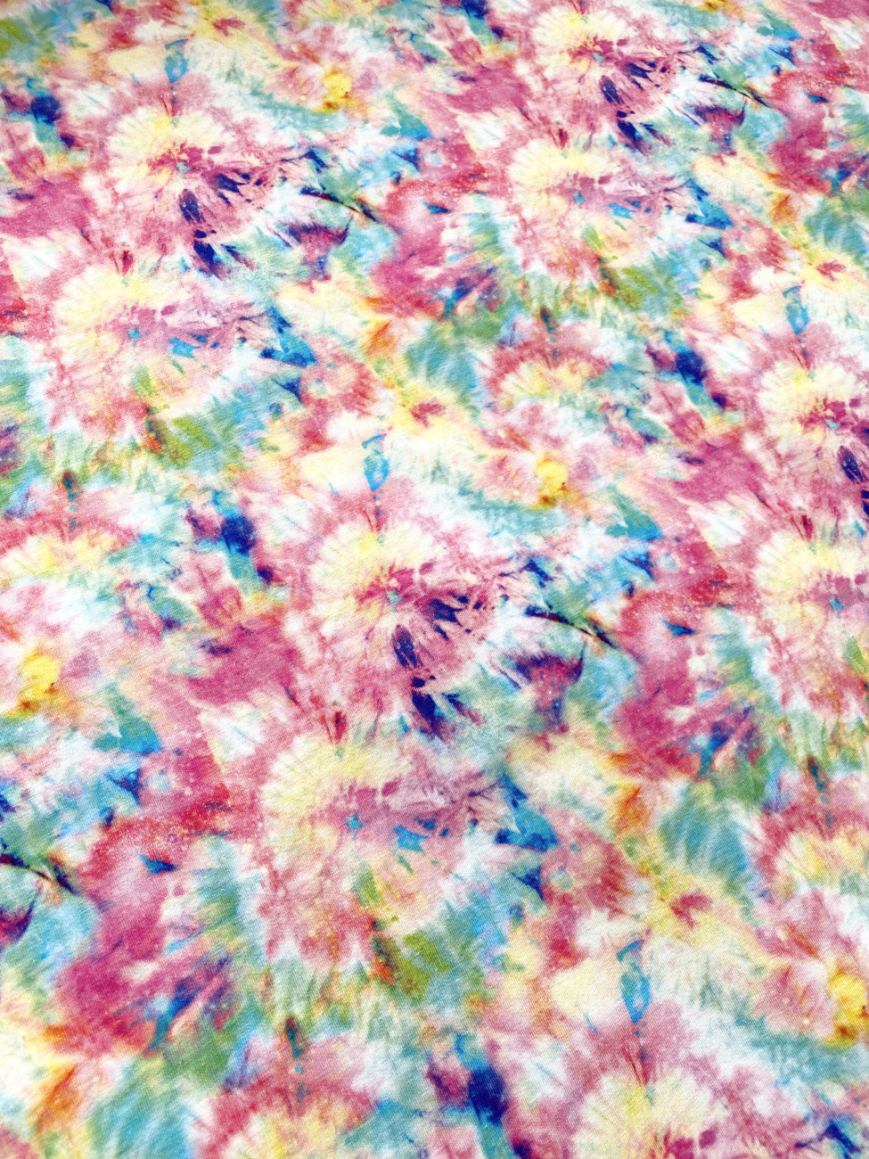Jersey Digital Farbverläufe Batik - Aqua