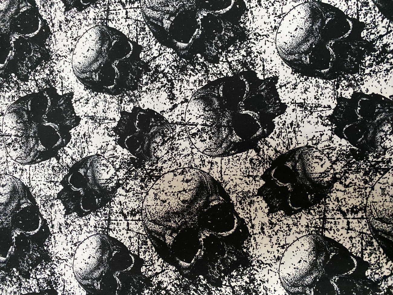 Jersey Skulls - Schwarz/Weiß