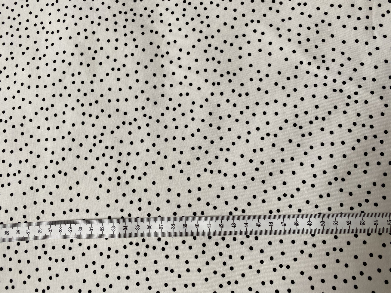 Stoffonkel Jersey Dotties - Weiß