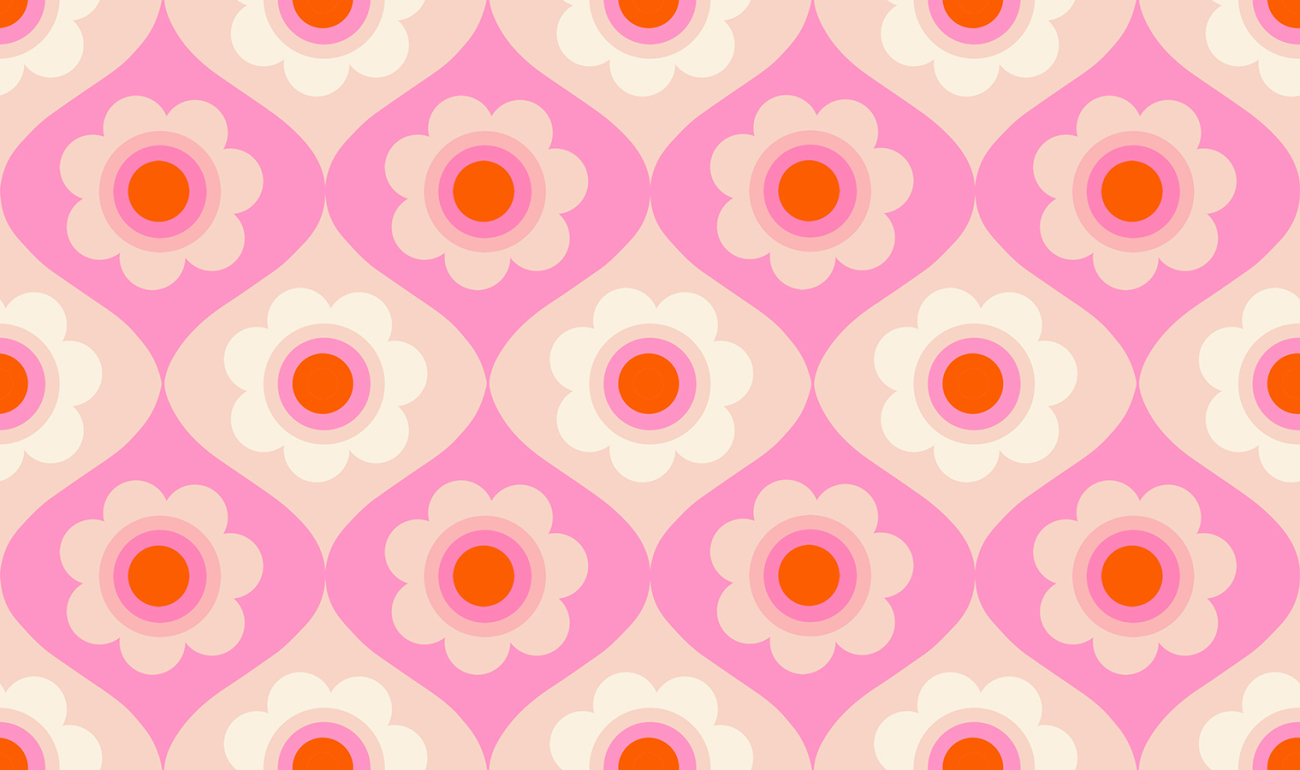 Patchwork Baumwolle - Ruby Star Society - Melody Miller - Trinketry - Trinketry Floral - Flamingo