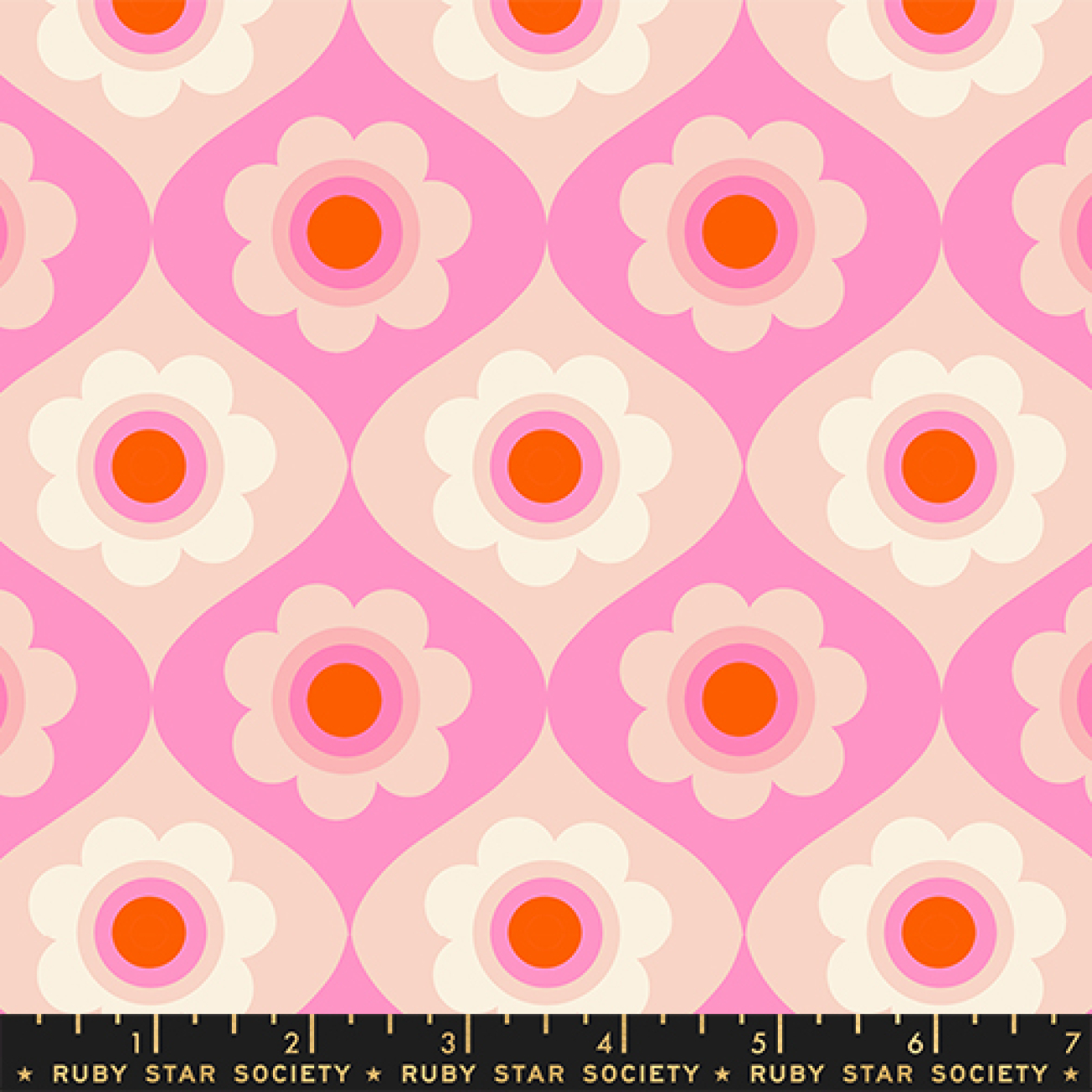 Patchwork Baumwolle - Ruby Star Society - Melody Miller - Trinketry - Trinketry Floral - Flamingo