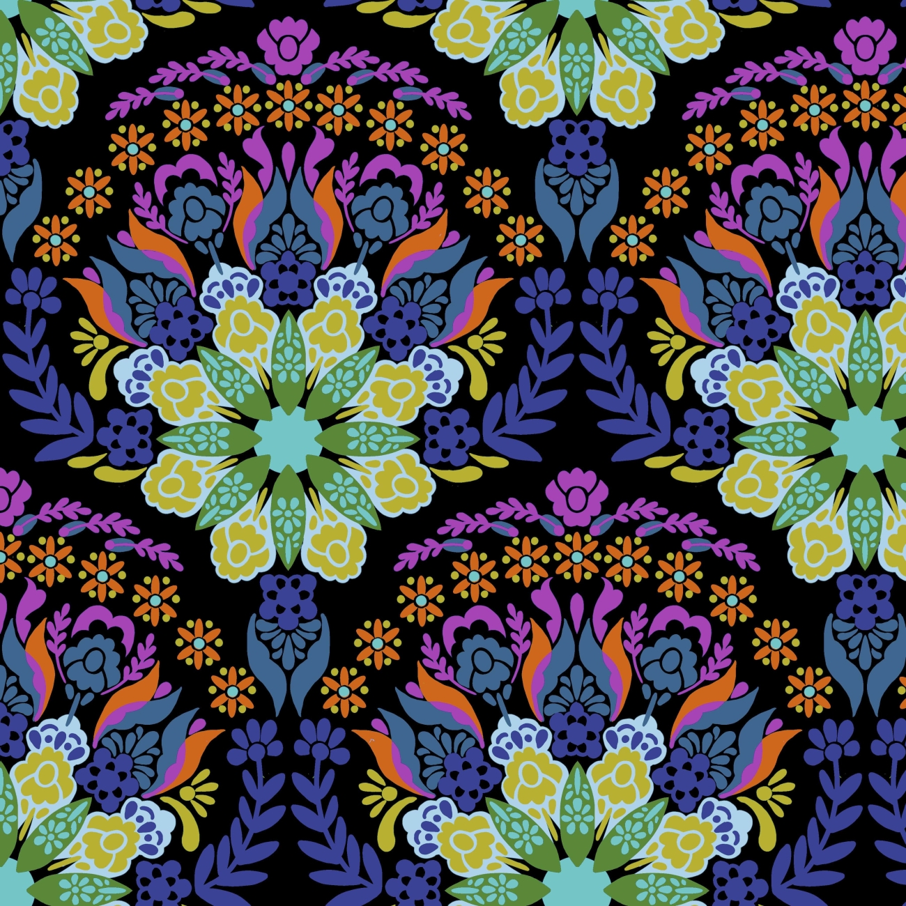 Baumwolle Patchwork - Anna Maria Horner - Fluent - Midnight