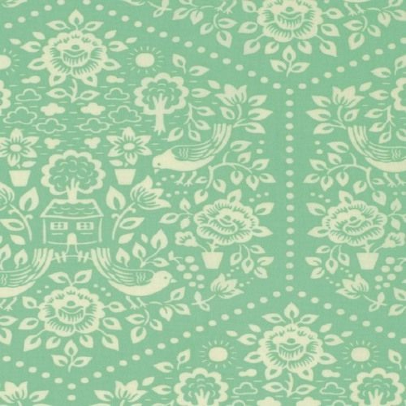 Patchwork Baumwolle - Clementine by Heather Bailey - Turquoise