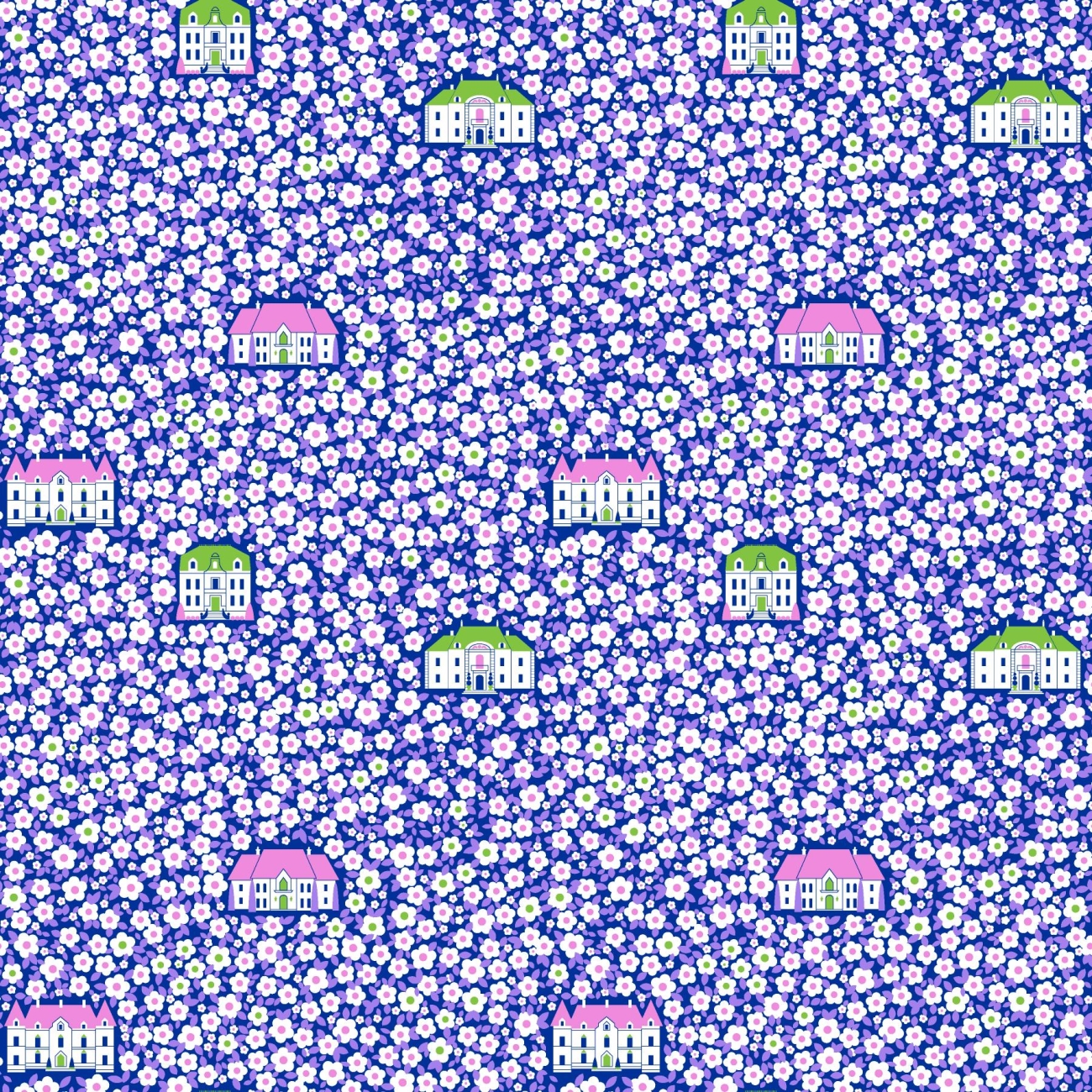 Patchwork Baumwolle - Stacy Peterson -  Belle Epoque - Chateau - Violet