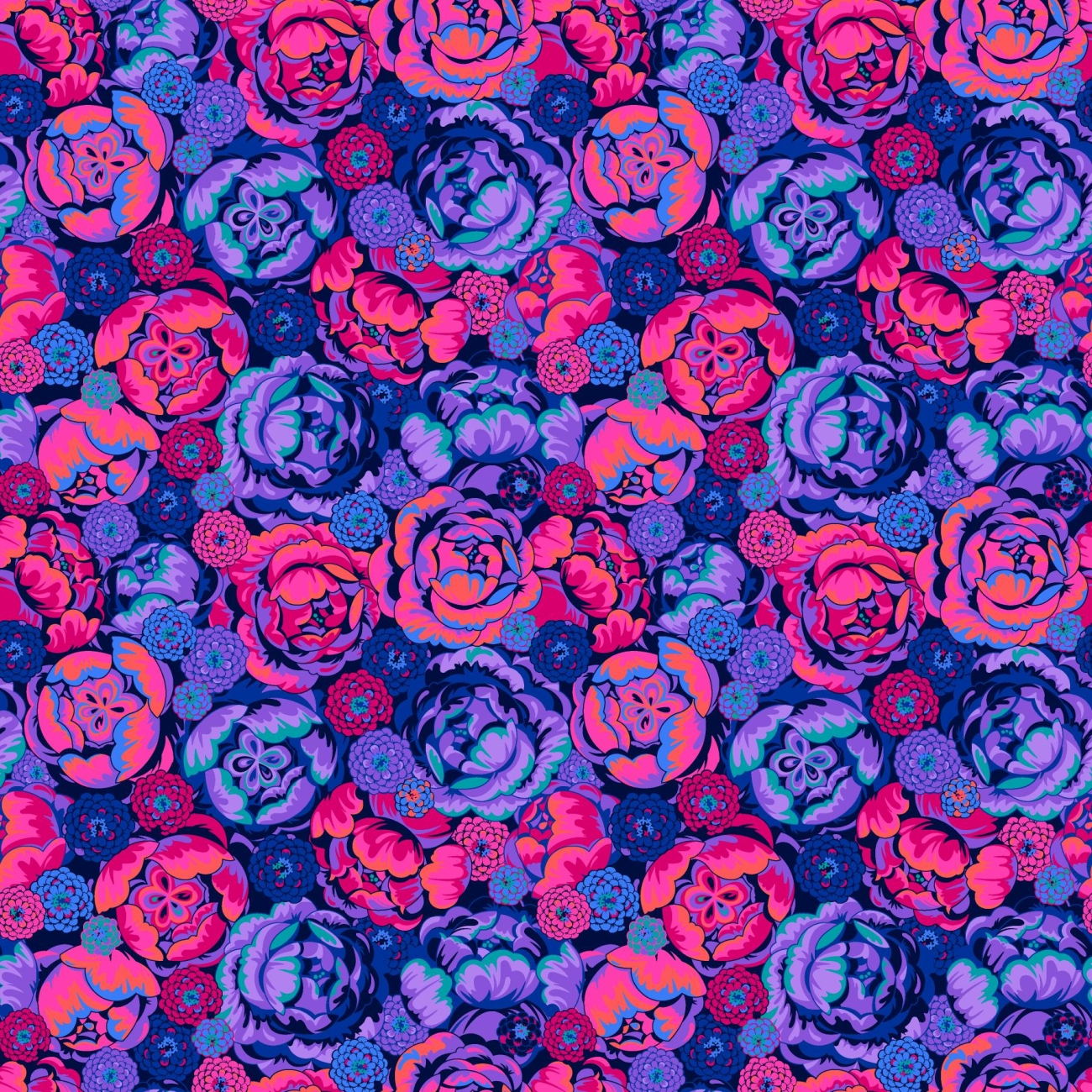 Patchwork Baumwolle - Stacy Peterson -  Belle Epoque - Roses - Purple