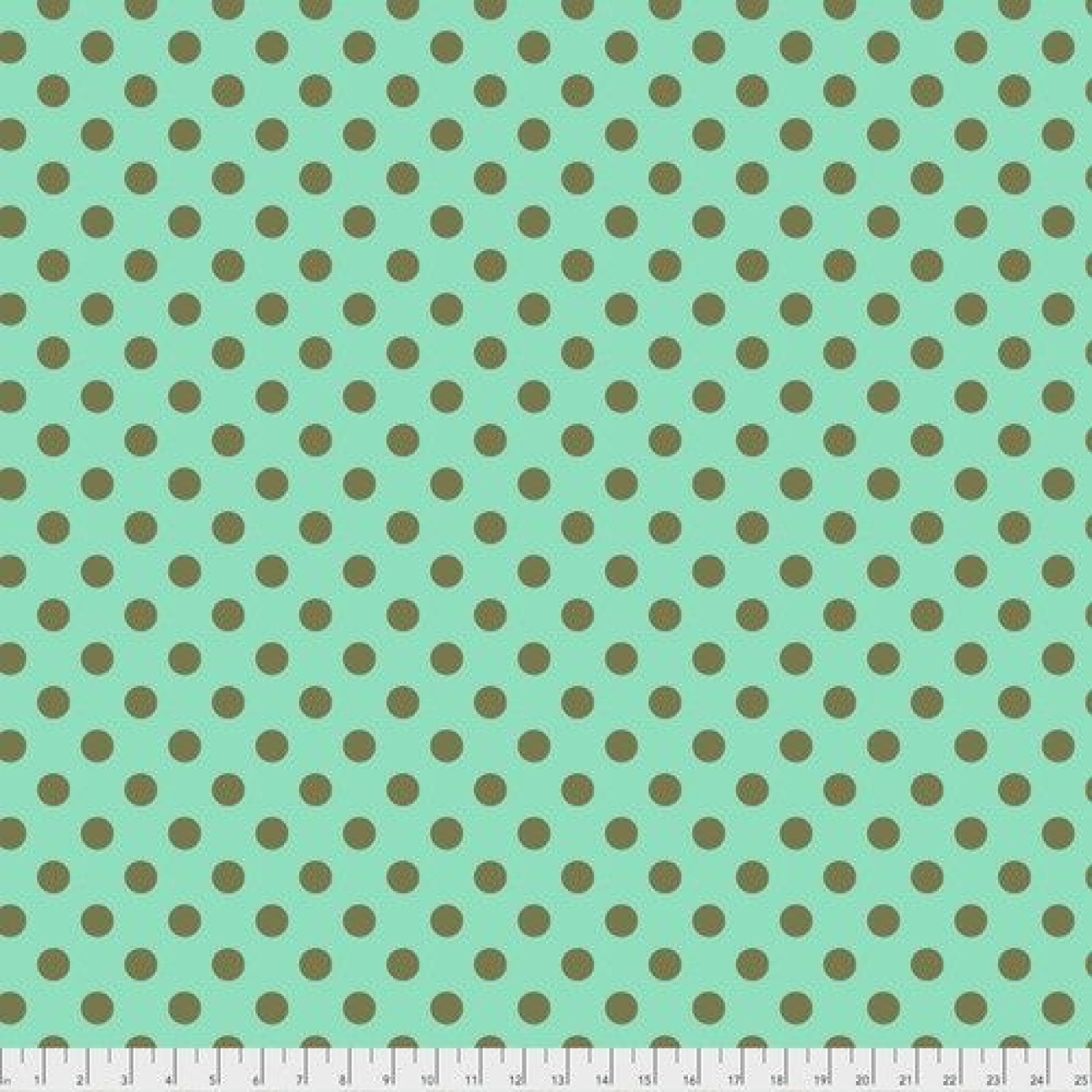 Tula Pink - True Colors - Pom Poms - Dots - Agave