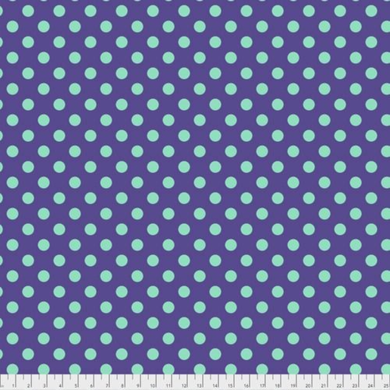 Tula Pink - True Colors - Pom Poms - Dots - Iris