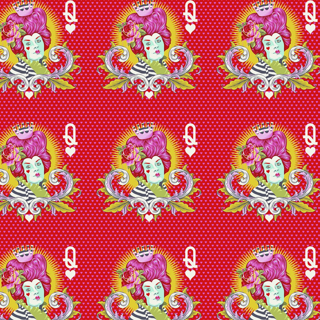 Tula Pink - Curiouser and Curiouser - The Red Queen - Wonder