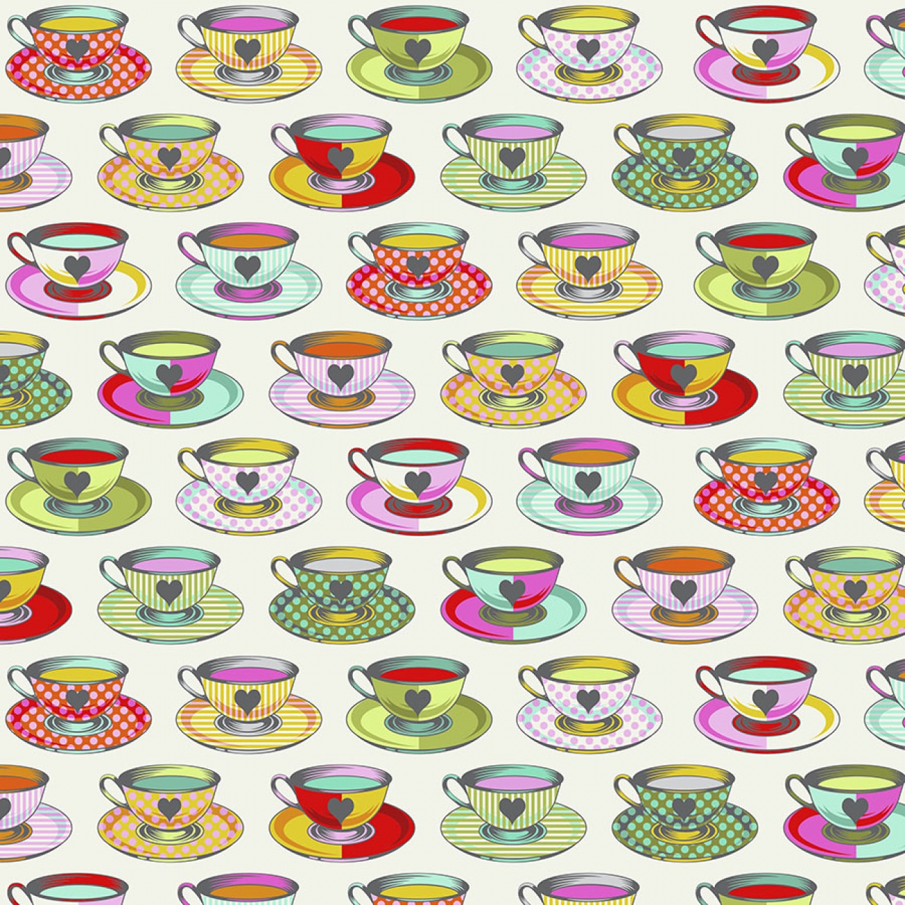 Tula Pink - Curiouser and Curiouser - Tea Time - Sugar