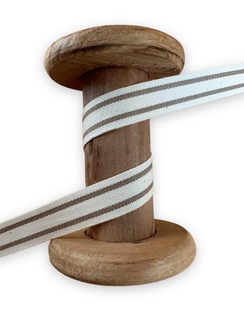 Baumwollband French Stripes - Beige