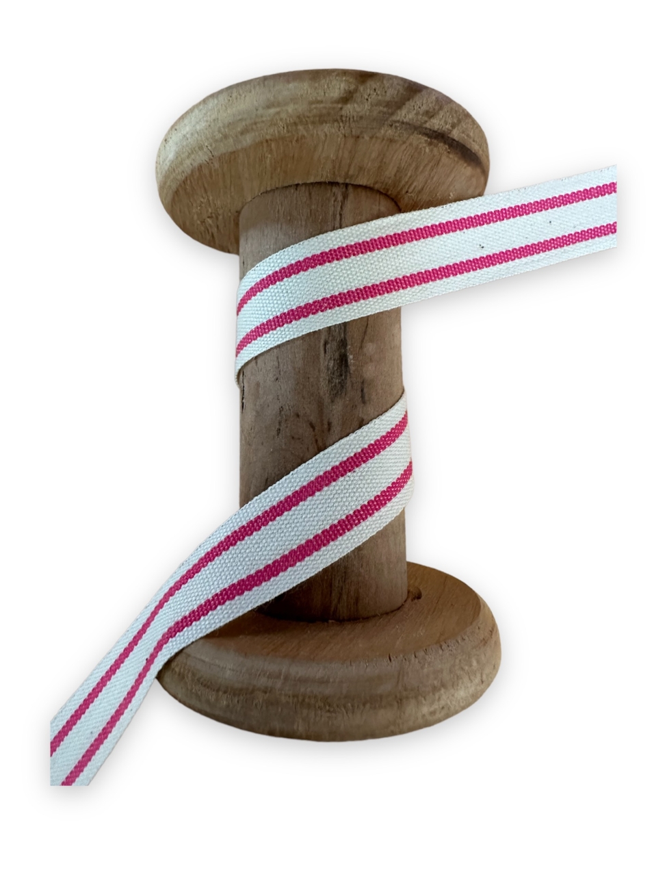 Baumwollband French Stripes - Pink