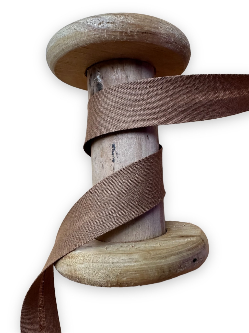 Schrägband 20mm - Tabakbraun