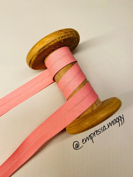 Schrägband Uni 20mm - Rosa