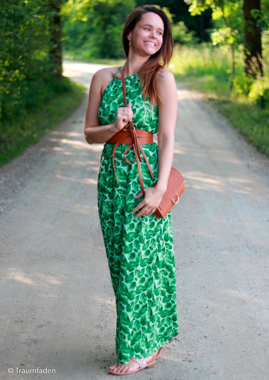 Jersey Swafing - Jade by lycklig design - Blätter - Kiwigrün
