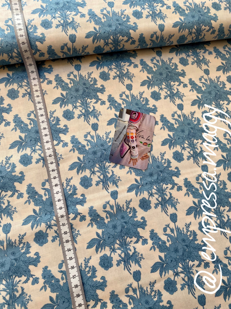 Tilda Patchwork Baumwolle - Botanical Blue