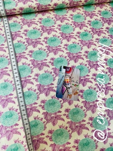 Tilda Patchwork Baumwolle - Grandma´s Rose Lilac