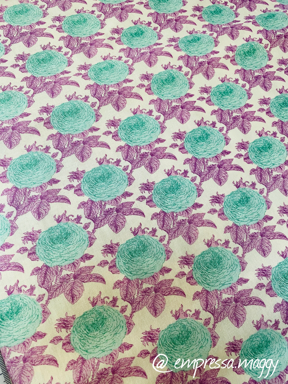 Tilda Patchwork Baumwolle - Grandma´s Rose Lilac
