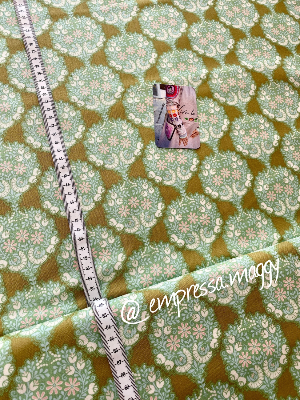 Tilda Patchwork Baumwolle - Flower Tree Green