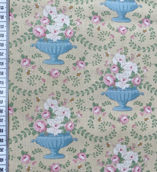 Tilda Patchwork Baumwolle - Flowerbees Eggnog