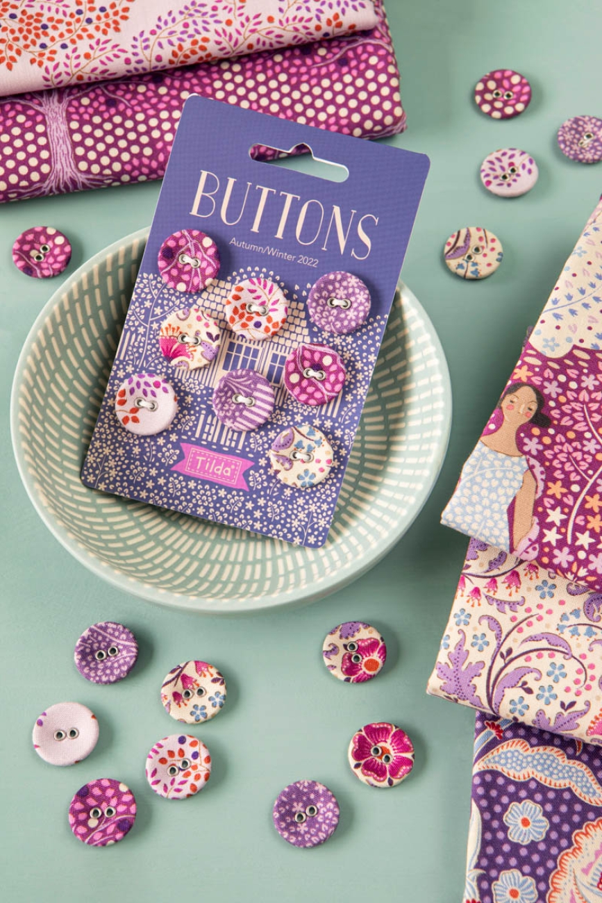 Tilda Knöpfe - Hometown Buttons Plum