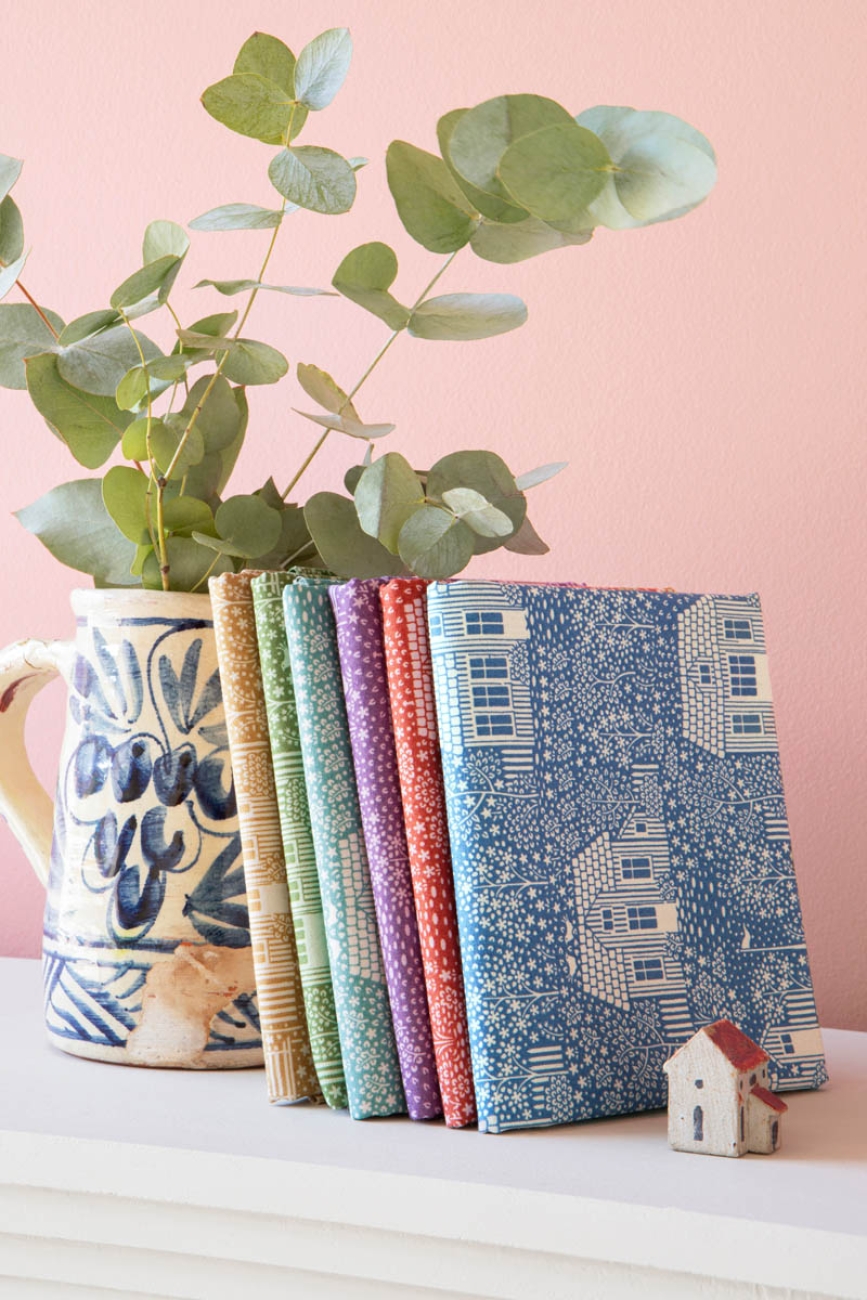 Tilda Patchwork Stoff Baumwolle - Hometown - My Neighborhood Lilac