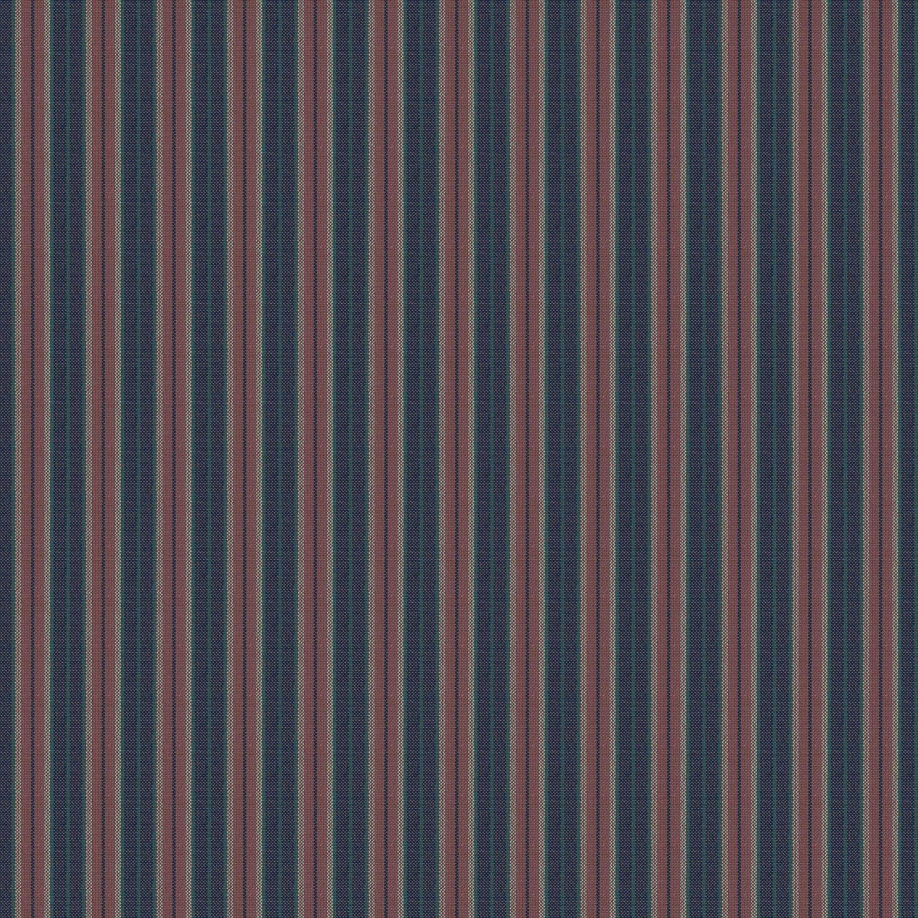 Westfalenstoffe - Lugano - Breite Streifen - Blau, Beige, Bordeaux, Grün