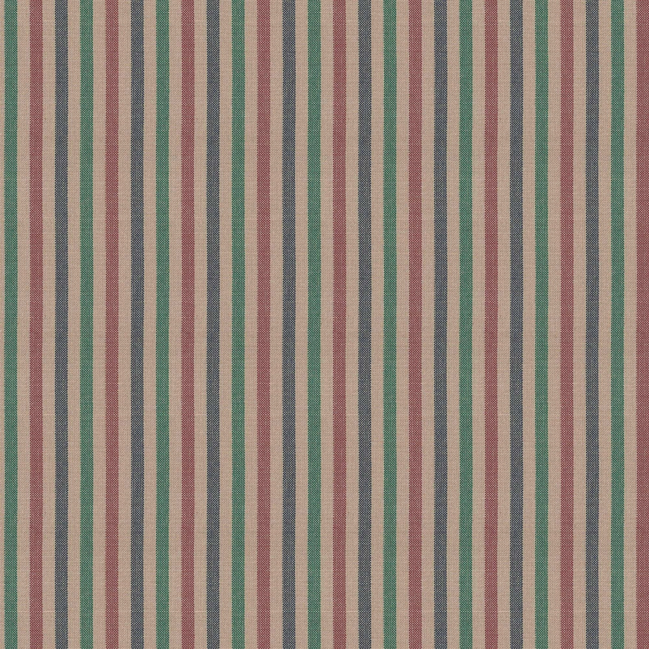 Westfalenstoffe - Lugano Streifen - Blau, Beige, Bordeaux, Grün