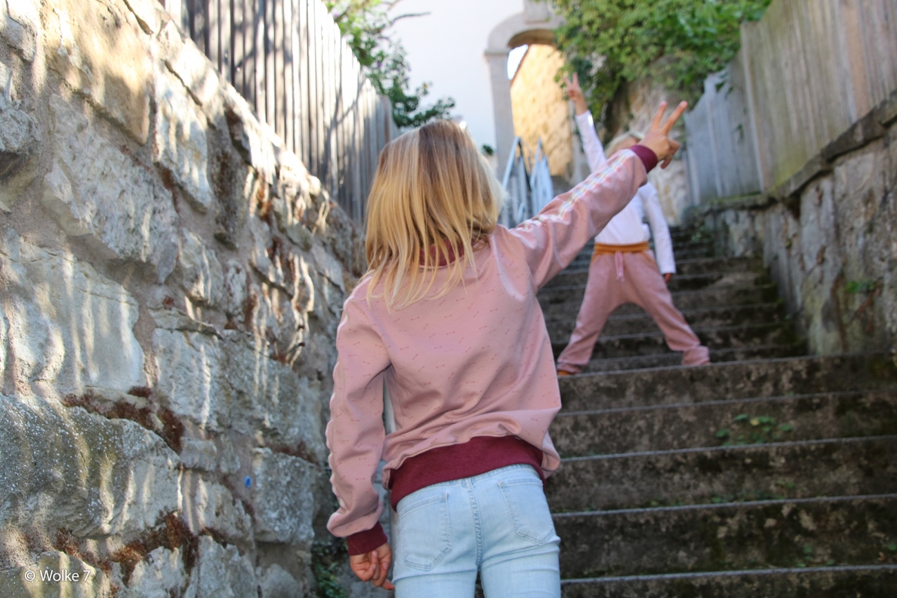Interlock-Jersey Swafing - Pfeile - Altrosa