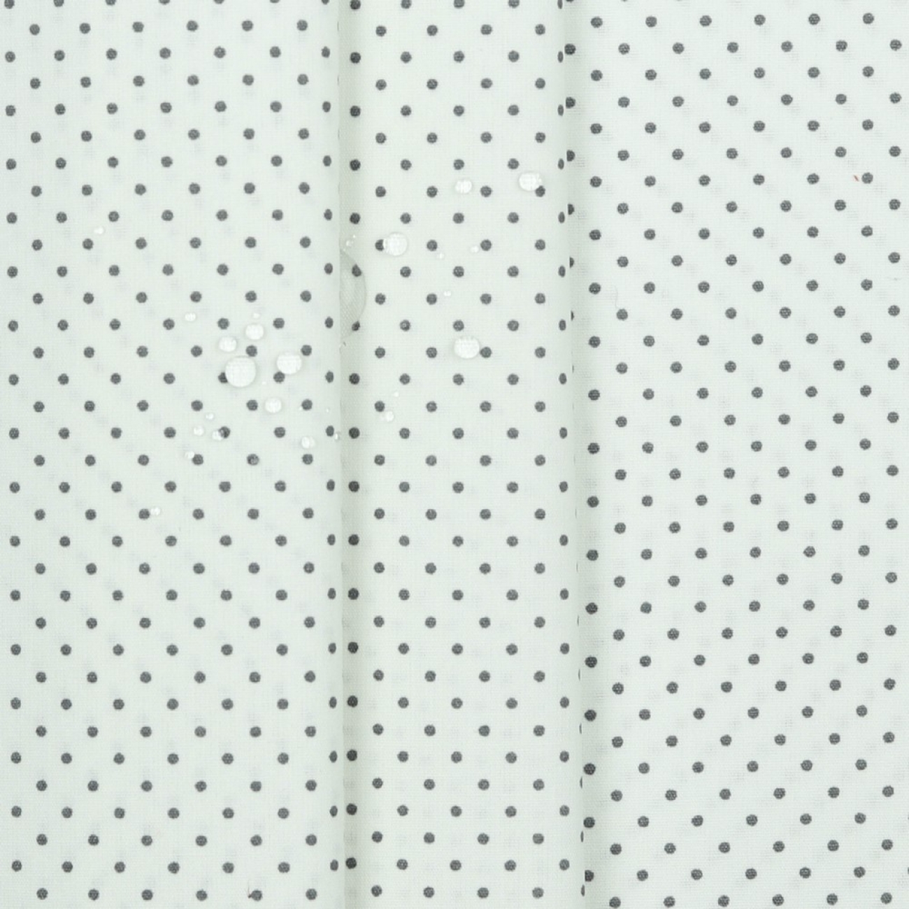 Beschichtete Baumwolle - Petit Dots - Weißgrau