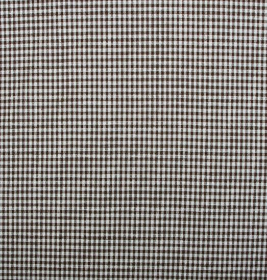Baumwolle Webware - Vichy Karo - 2 mm - Weiß/Braun