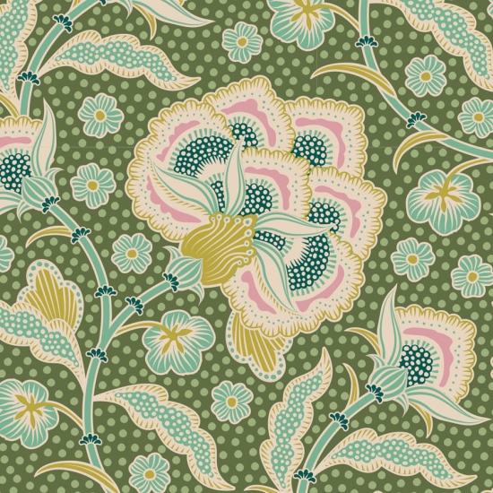 Tilda Patchwork Stoff Baumwolle - Hometown - Eden Moss