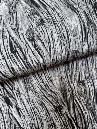 Patchwork Baumwolle - Treibholz - Dunkelgrau