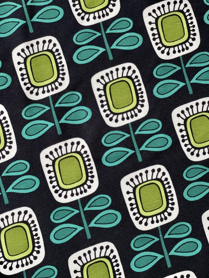 Albstoffe - Hamburger Liebe - Jersey - Sweet Home - Annas House - Schwarz