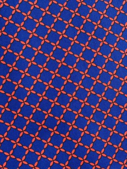 Baumwolle Köper - Karo - Blau