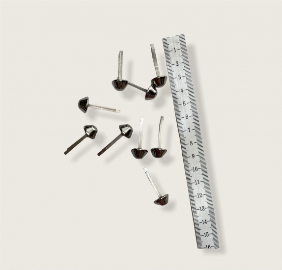 Bodennägel - 13 mm - Silberfarben