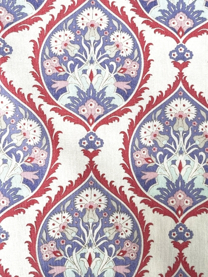 Tilda Patchwork Stoff Baumwolle - Bon Voyage - Flowerleaf Blue