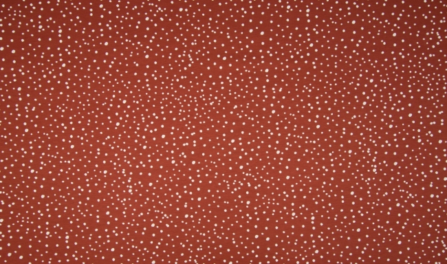 Baumwolle Popeline Love Dots - Rost